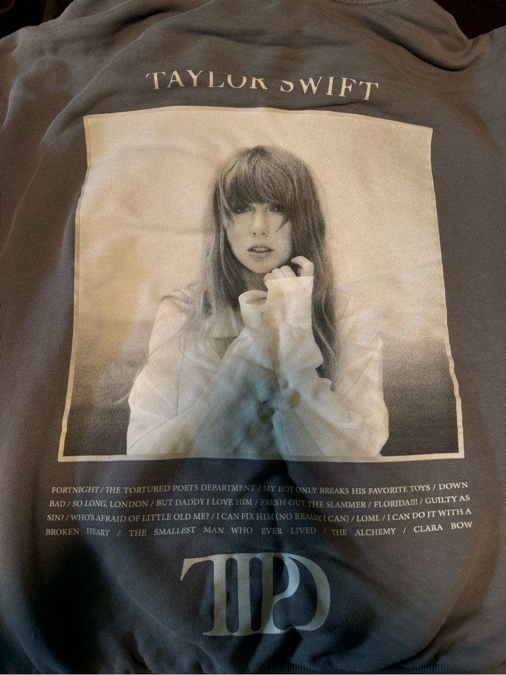 Taylor Swift TTPD Hoodie - Picture 3 of 4